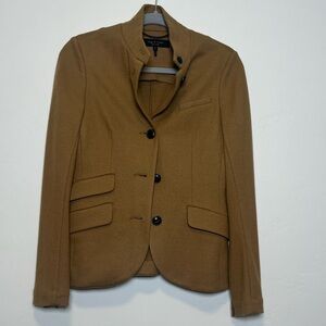 Rag and Bone Wool Blazer Jacket Tan Camel Size 2